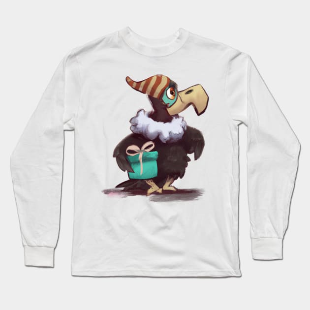 Cute Condor Drawing Long Sleeve T-Shirt by Play Zoo